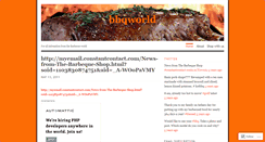 Desktop Screenshot of bbqworld.wordpress.com