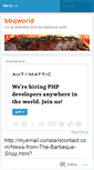 Mobile Screenshot of bbqworld.wordpress.com