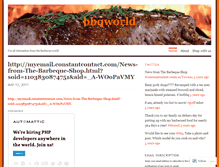 Tablet Screenshot of bbqworld.wordpress.com