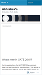 Mobile Screenshot of abhitak.wordpress.com