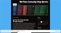 Desktop Screenshot of mpcclibraries.wordpress.com