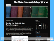 Tablet Screenshot of mpcclibraries.wordpress.com