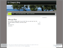 Tablet Screenshot of drchaps.wordpress.com