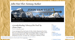 Desktop Screenshot of johnvanvlietauthor.wordpress.com