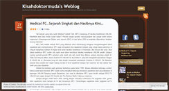 Desktop Screenshot of kisahdoktermuda.wordpress.com