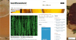 Desktop Screenshot of beer4theweekend.wordpress.com