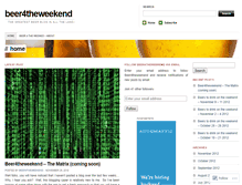 Tablet Screenshot of beer4theweekend.wordpress.com