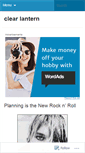 Mobile Screenshot of clearlantern.wordpress.com