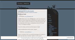 Desktop Screenshot of estrucutaceutaymelilla.wordpress.com