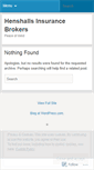Mobile Screenshot of henshalls.wordpress.com