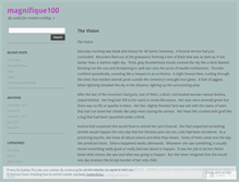 Tablet Screenshot of magnifique100.wordpress.com