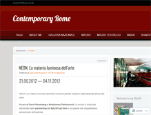 Tablet Screenshot of contemporaryrome.wordpress.com