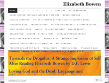 Tablet Screenshot of elizabethbowensite.wordpress.com