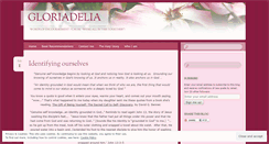 Desktop Screenshot of gloriadelia.wordpress.com