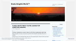 Desktop Screenshot of eraticknightsworld.wordpress.com