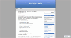 Desktop Screenshot of businessadministrationblog.wordpress.com