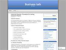Tablet Screenshot of businessadministrationblog.wordpress.com