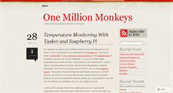 Desktop Screenshot of 1000000monkeys.wordpress.com