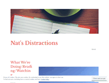 Tablet Screenshot of natsdistractions.wordpress.com