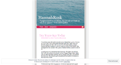 Desktop Screenshot of hannahrosk.wordpress.com