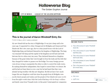 Tablet Screenshot of hollowverse.wordpress.com