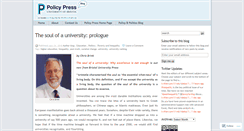 Desktop Screenshot of policypress.wordpress.com