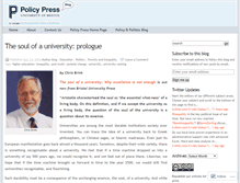 Tablet Screenshot of policypress.wordpress.com