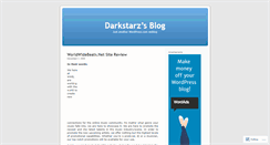 Desktop Screenshot of darkstarz.wordpress.com