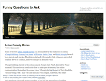 Tablet Screenshot of funnyquestionstoask.wordpress.com
