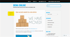 Desktop Screenshot of demamalaysia.wordpress.com