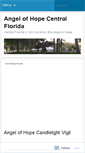 Mobile Screenshot of angelofhopecfl.wordpress.com