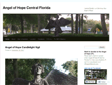 Tablet Screenshot of angelofhopecfl.wordpress.com
