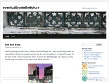 Tablet Screenshot of eventuallyorinthefuture.wordpress.com