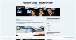 Desktop Screenshot of konradinkunze.wordpress.com