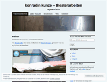 Tablet Screenshot of konradinkunze.wordpress.com