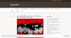 Desktop Screenshot of hiphopnshit.wordpress.com