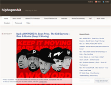 Tablet Screenshot of hiphopnshit.wordpress.com