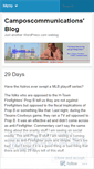 Mobile Screenshot of camposcommunications.wordpress.com