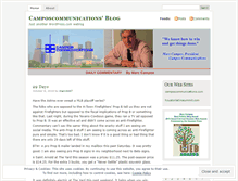 Tablet Screenshot of camposcommunications.wordpress.com