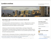Tablet Screenshot of planninginlondon.wordpress.com