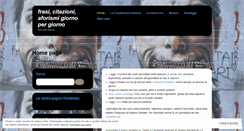 Desktop Screenshot of frasiecitazioni.wordpress.com