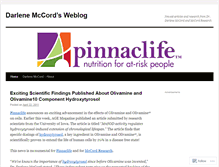 Tablet Screenshot of darlenemccord.wordpress.com