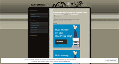 Desktop Screenshot of pantominas.wordpress.com