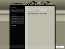 Tablet Screenshot of pantominas.wordpress.com