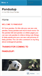 Mobile Screenshot of pandudup.wordpress.com