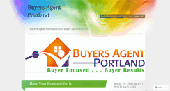 Desktop Screenshot of buyersagentportland.wordpress.com