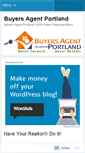 Mobile Screenshot of buyersagentportland.wordpress.com