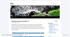 Desktop Screenshot of khju.wordpress.com