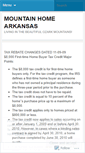 Mobile Screenshot of mountainhomearkansas.wordpress.com