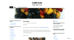 Desktop Screenshot of caitlineats.wordpress.com